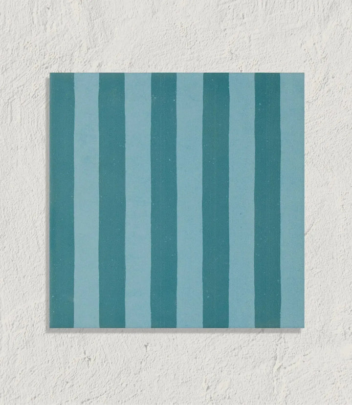 Curated Candy Stripe Verdant 20cm x 20cm