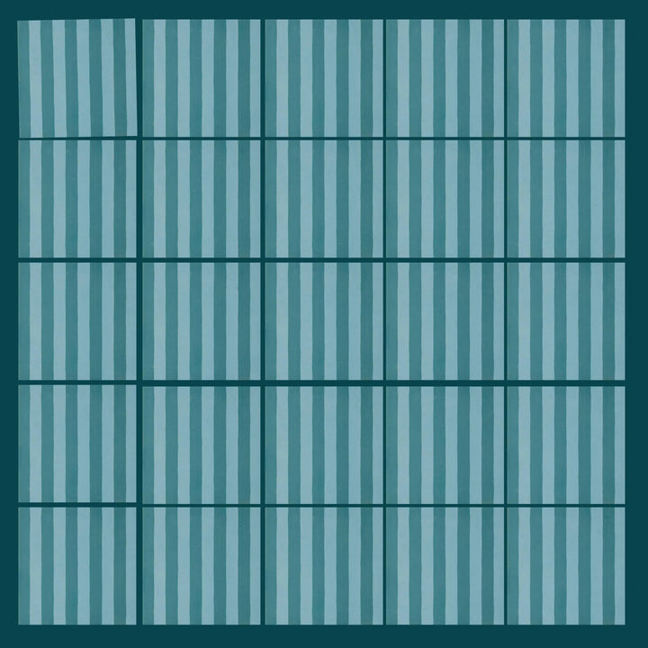 Curated Candy Stripe Verdant 20cm x 20cm