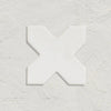 Curated Casablanca Cross White 15.5cm x 15.5cm