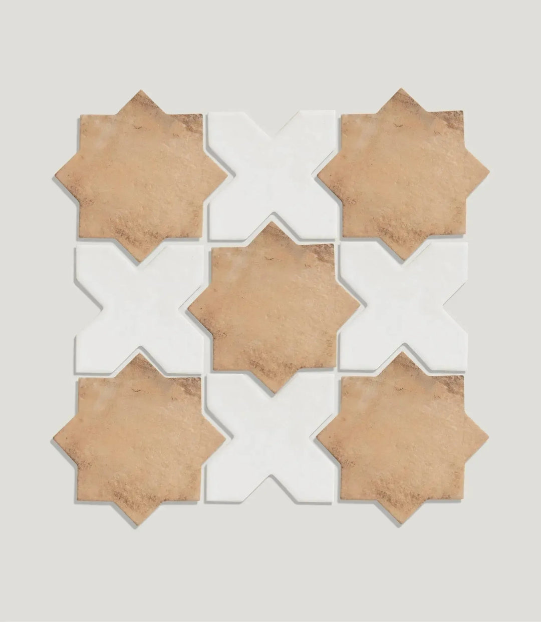 Curated Casablanca Cross White 15.5cm x 15.5cm