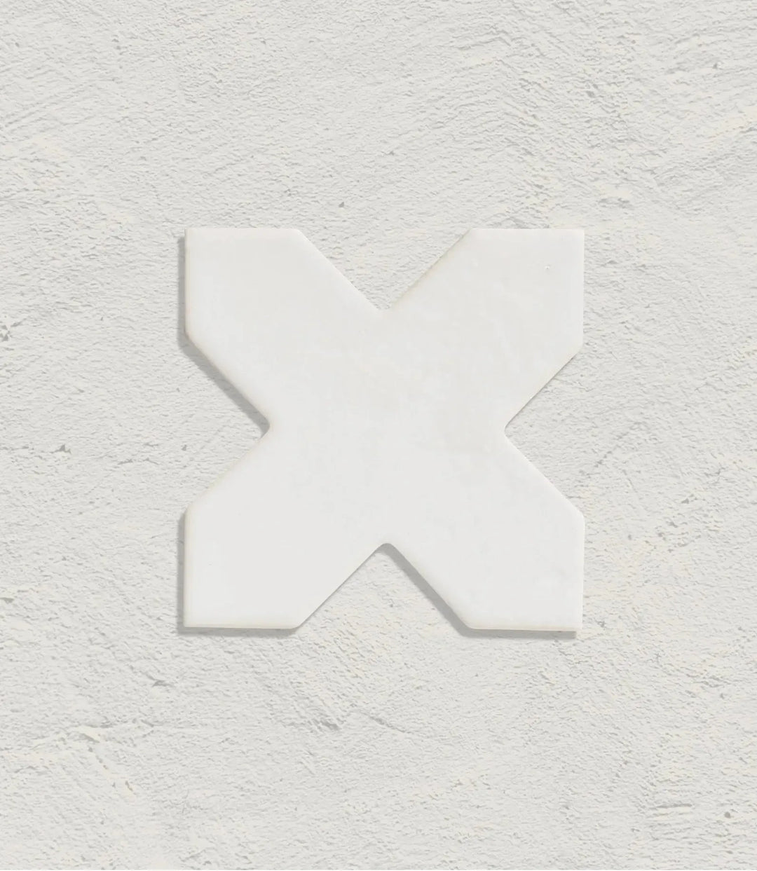 Curated Casablanca Cross White 15.5cm x 15.5cm