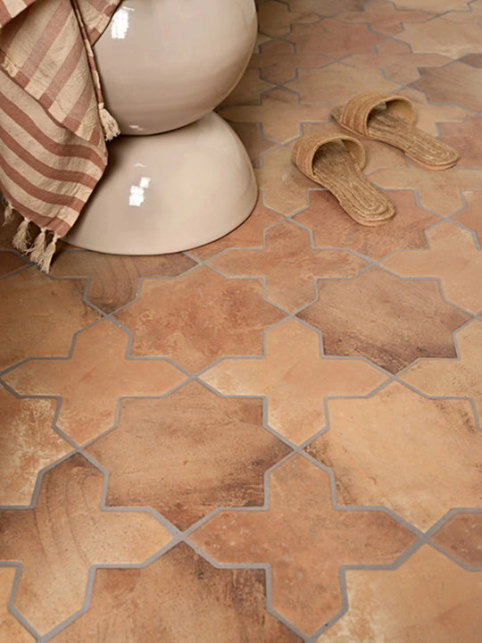 Curated Casablanca Star Cotto 15.5cm x 15.5cm