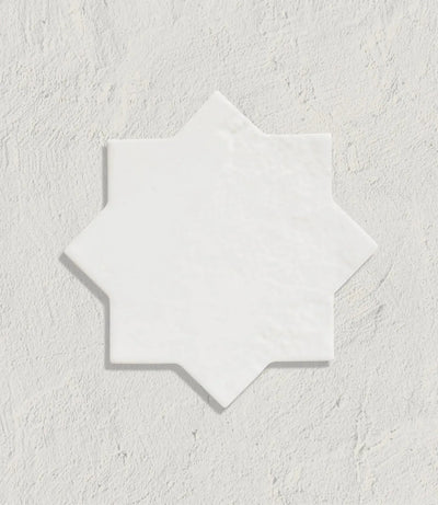 casablanca star white 15 5cm x 15 5cm curated casablanca star white by baked tiles featured in a luxury bathroom