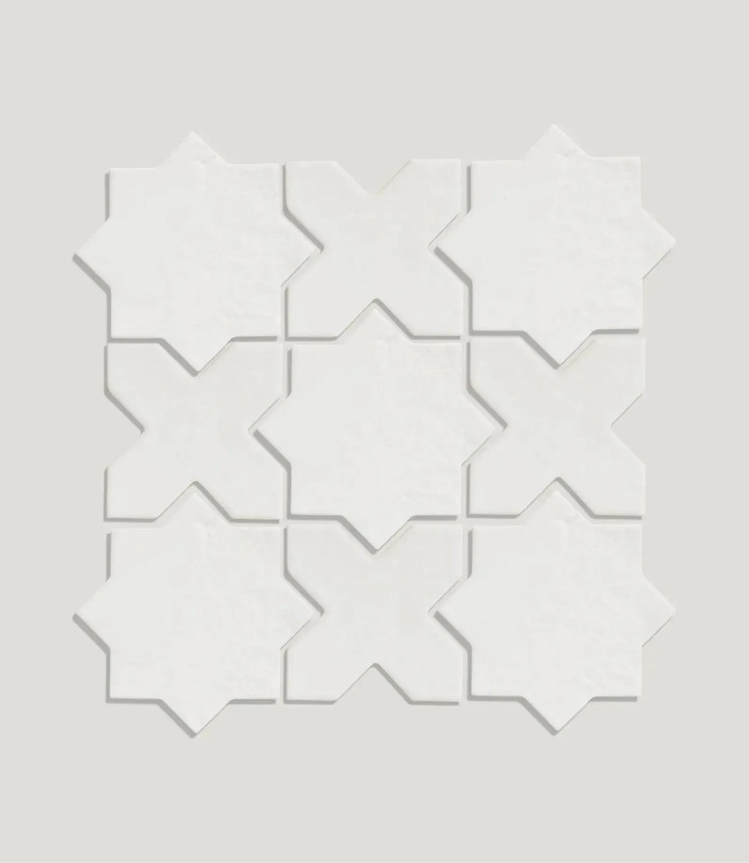 Curated Casablanca Cross White 15.5cm x 15.5cm