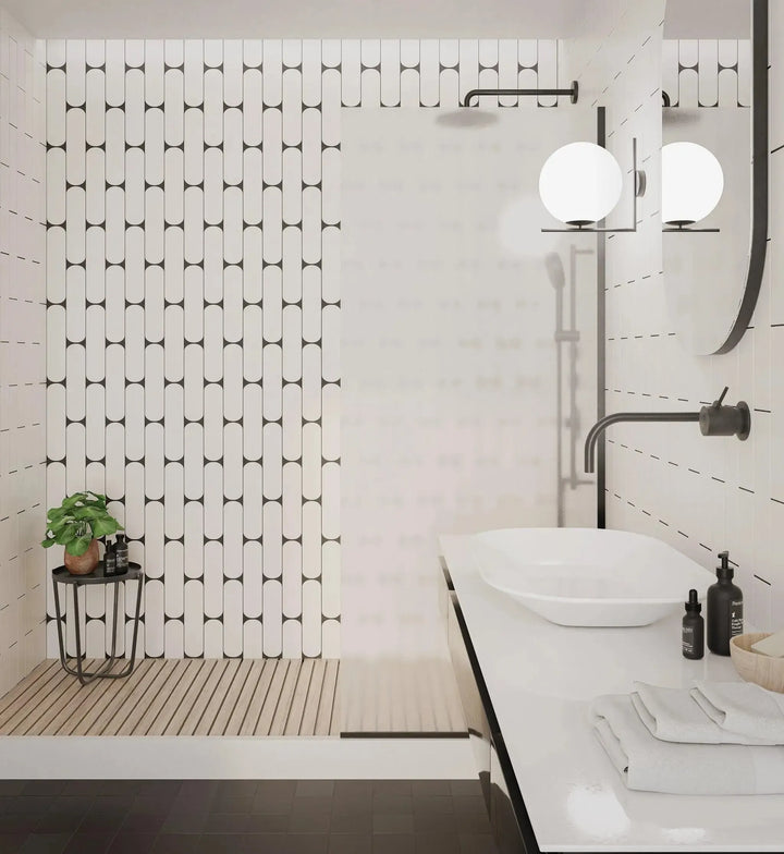 Chloe White Gloss 7.5cm x 30cm - Clearance