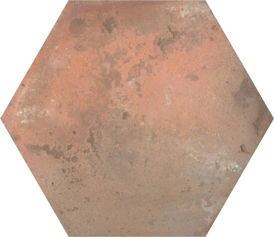 country hexagon cotto 14 x 16cm country hexagon cotto 14cm x 16cm out