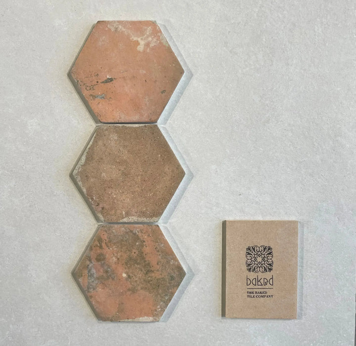 country hexagon cotto 14 x 16cm country hexagon cotto 14cm x 16cm out