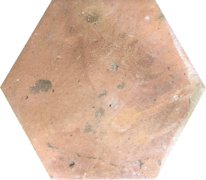 country hexagon cotto 14 x 16cm country hexagon cotto 14cm x 16cm out