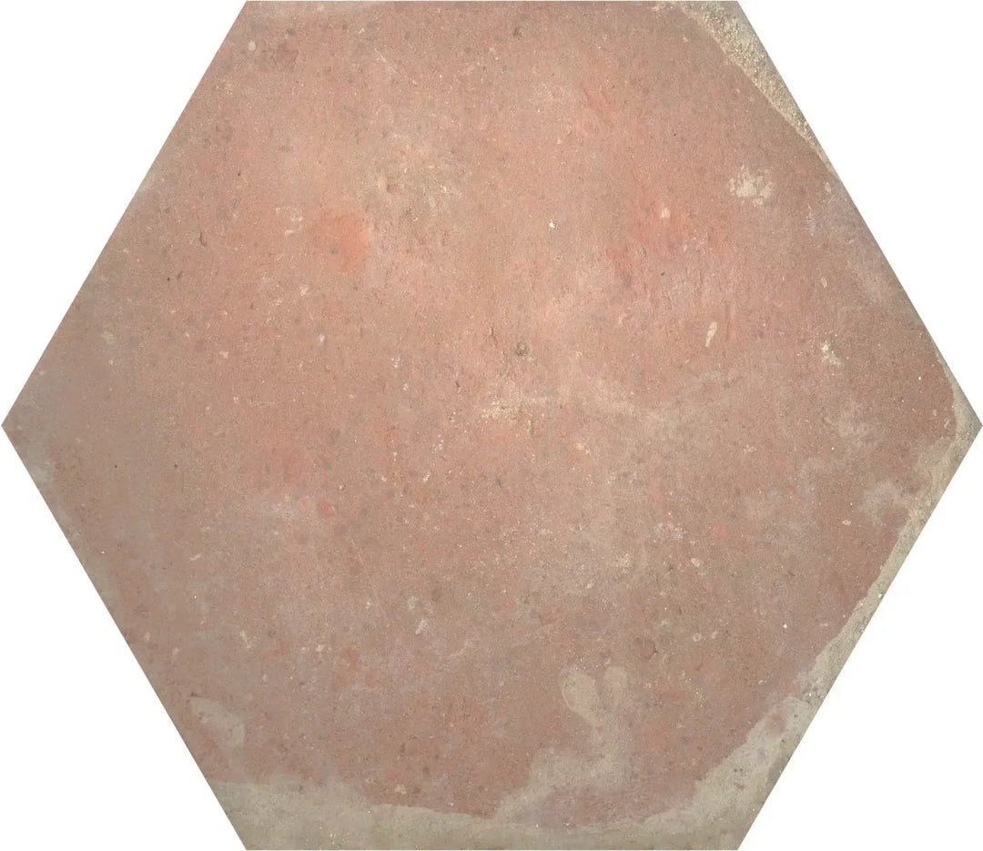country hexagon cotto 14 x 16cm