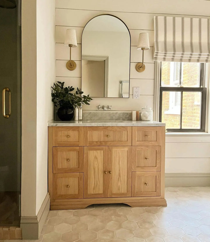 Country Hexagon White 14 x 16cm