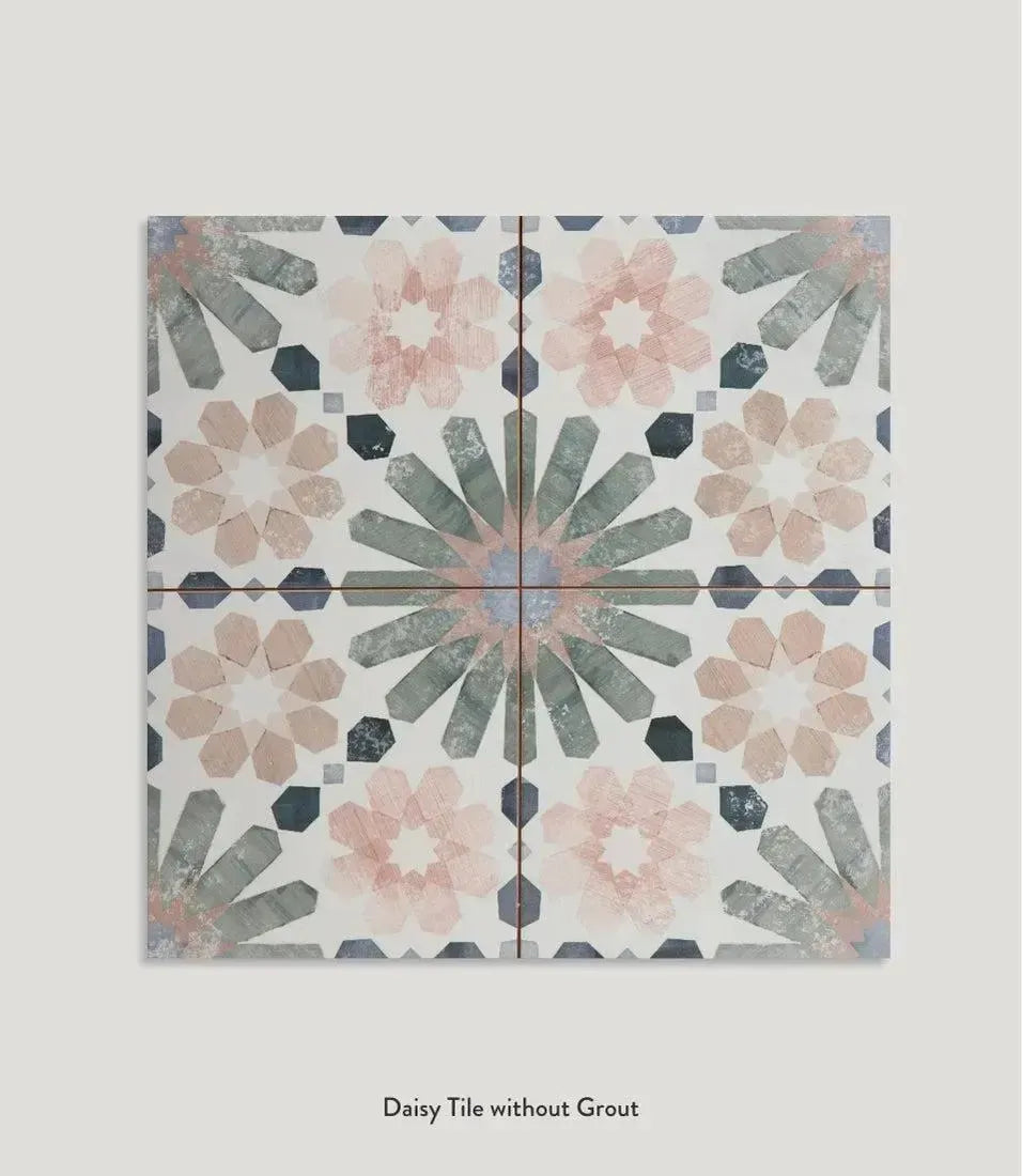 curated daisy 45cm x 45cm