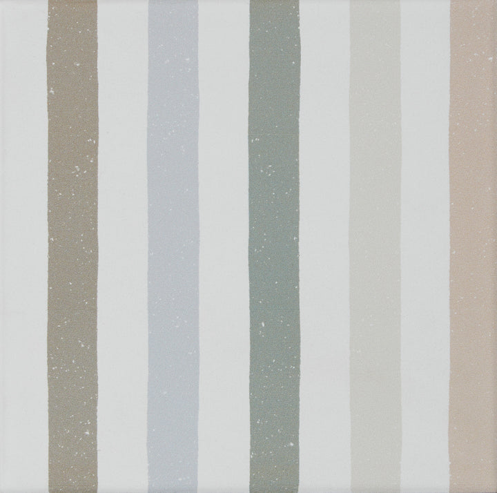 Curated Candy Stripe Pastels 20cm x 20cm