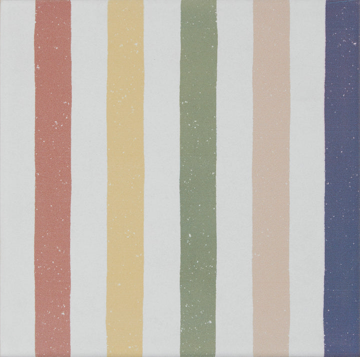 Curated Candy Stripe Rainbow 20cm x 20cm
