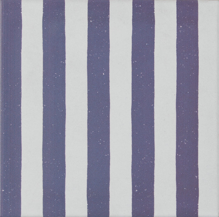 Curated Candy Stripe Royal Blue 20cm x 20cm