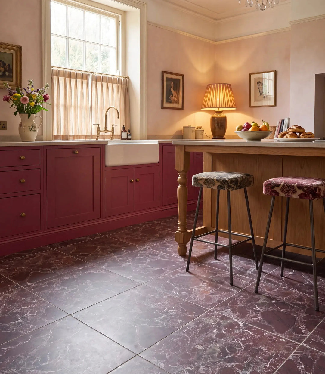 deco marble claret 60cm x 60cm