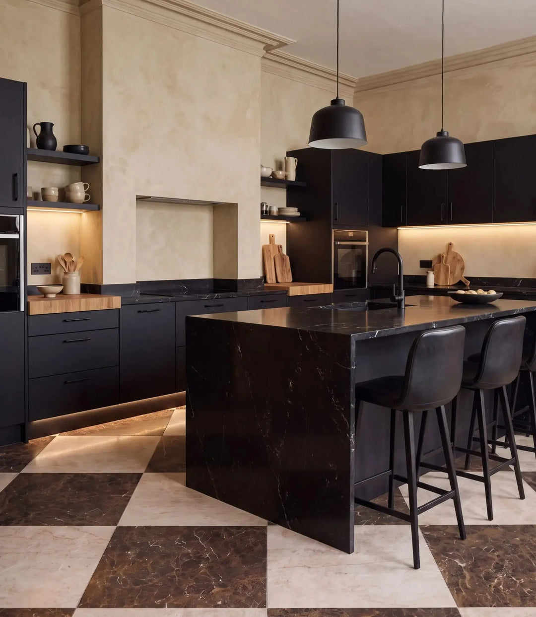 deco marble mahogany 60cm x 60cm