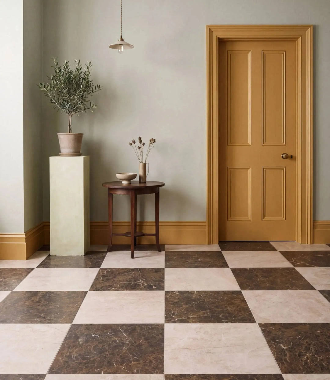 deco marble mahogany 60cm x 60cm