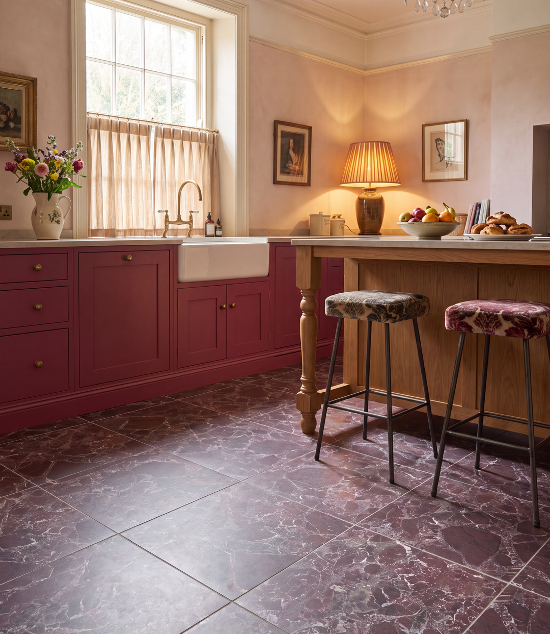 deco marble claret 60cm x 60cm