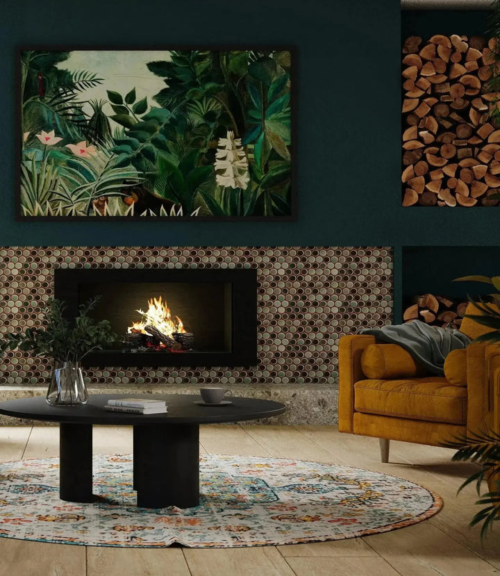 Disc Retro Aqua 30.9cm x 30.9cm