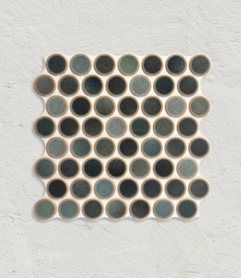 disc retro aqua 30 9cm x 30 9cm