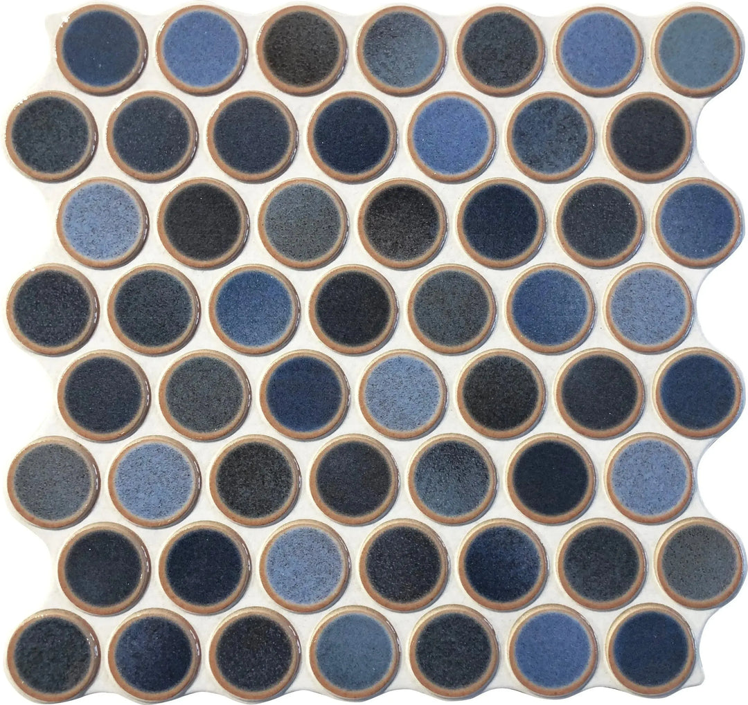 Disc Retro Blue 30.9cm x 30.9cm