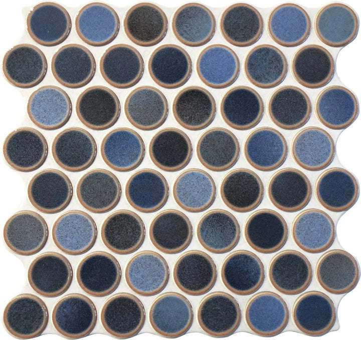 Disc Retro Blue 30.9cm x 30.9cm