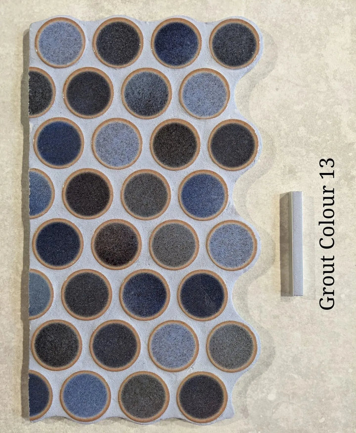 Disc Retro Blue 30.9cm x 30.9cm