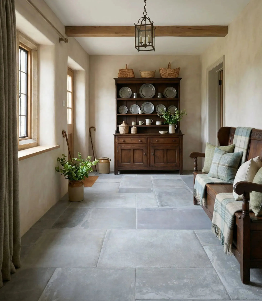 domaine gris 60 4cm x 60 4cm floor tiles