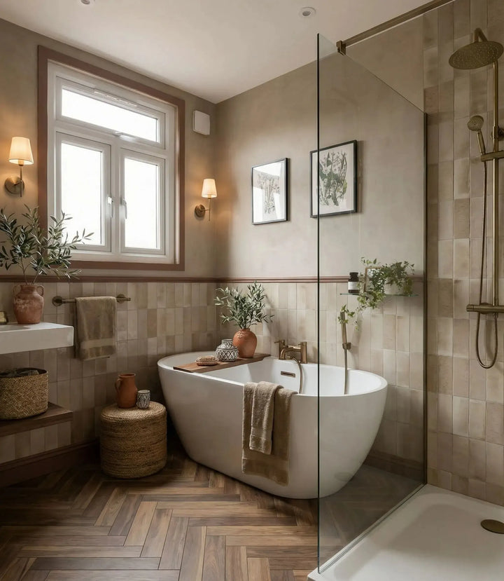 Elan Oatmeal Gloss 7.5 x 20cm