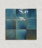 Elan Ocean Blue Green Gloss 10 x 10cm