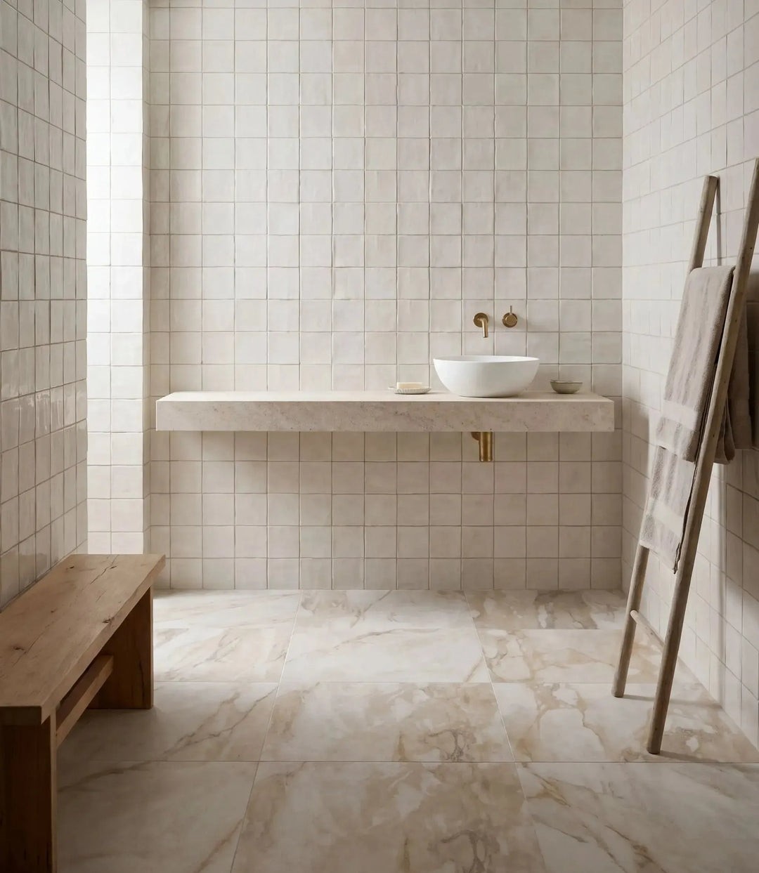 essence white 12 5 x 12 5cm brushed marble oro 59 5cm x 59 5cm