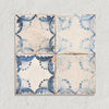 Faded Delft Pattern 33cm x 33cm