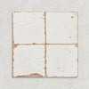 Faded Delft White 33cm x 33cm