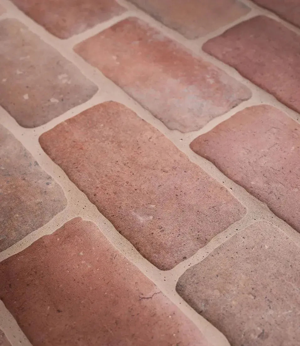 Farmhouse Terracotta Brick 11.3cm x 22.6cm - Out