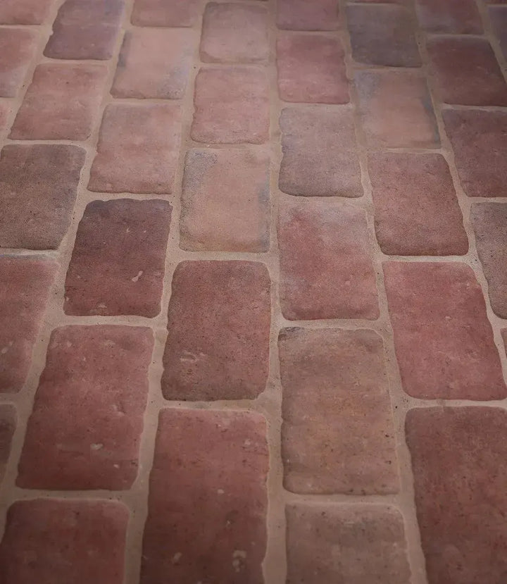 Farmhouse Terracotta Brick 11.3cm x 22.6cm - Out