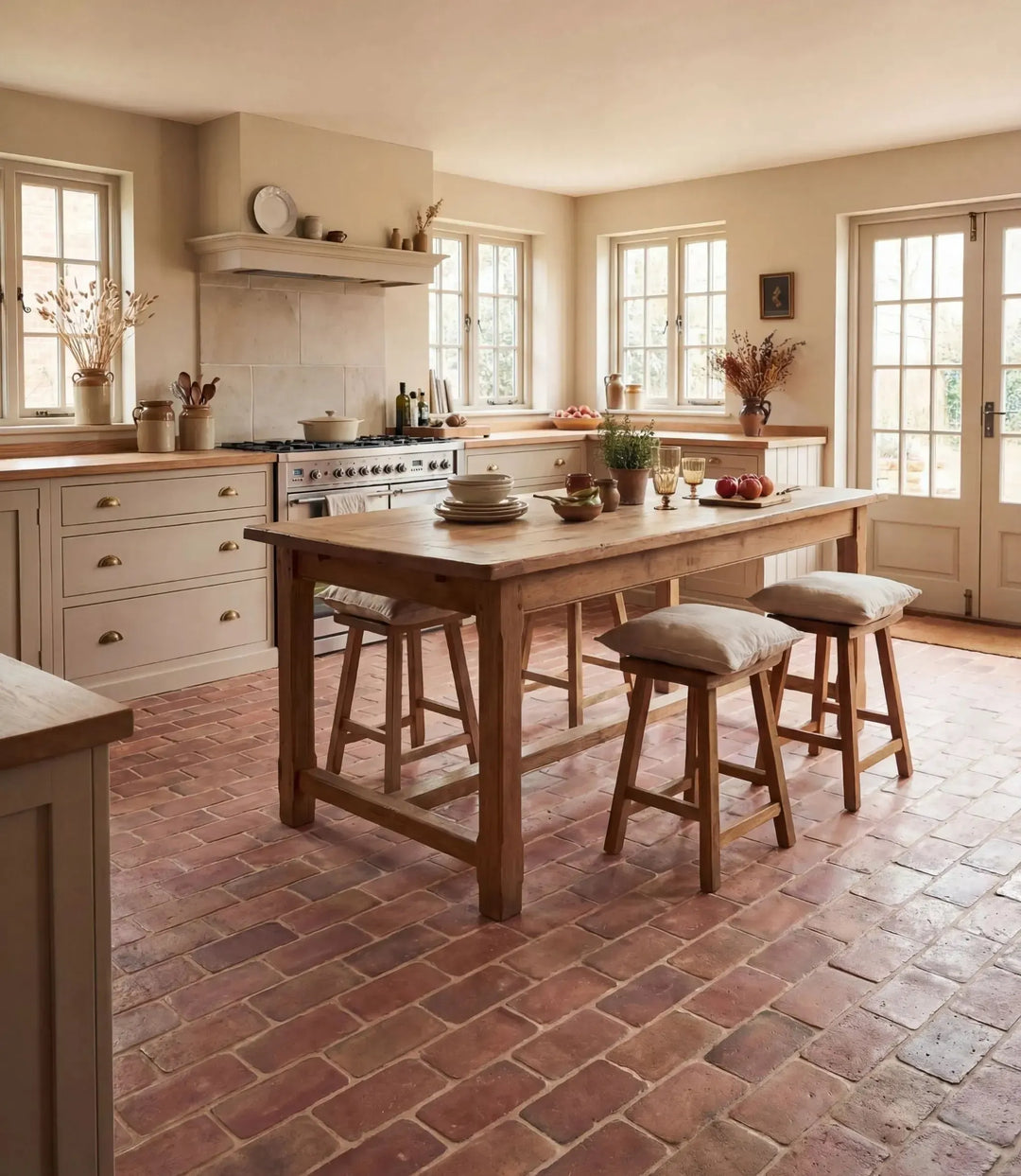 farmhouse terracotta brick 11 3cm x 22 6cm