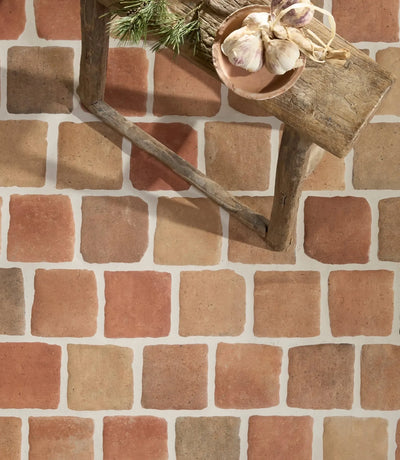 farmhouse terracotta square 15cm x 15cm
