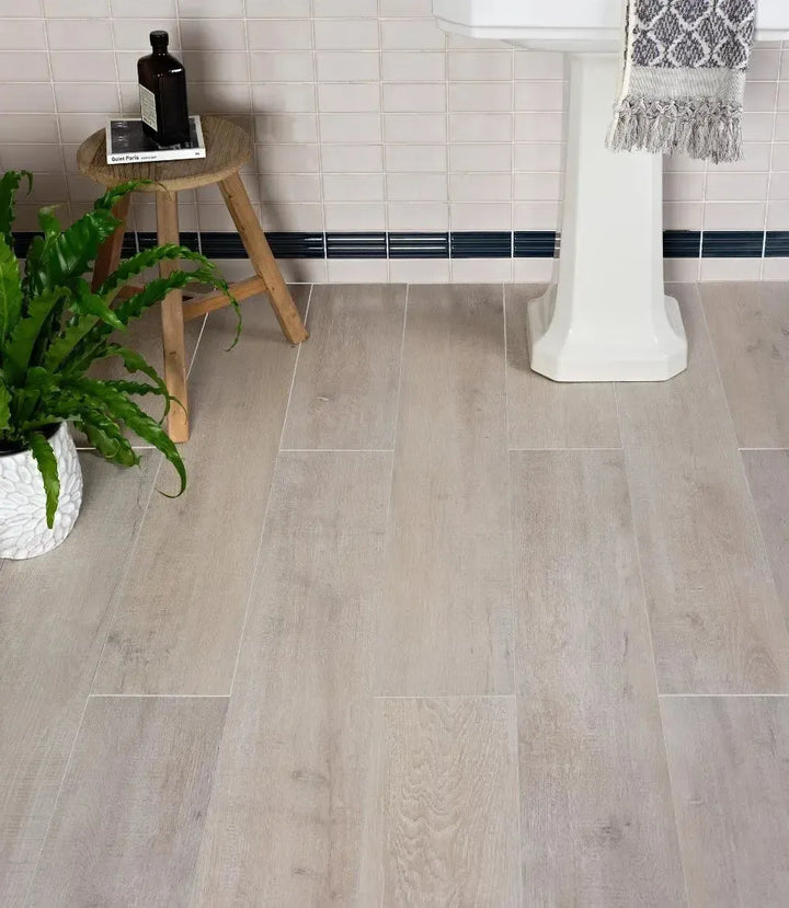 Curated Forestry Porcelain Pearl 120cm x 19.5cm