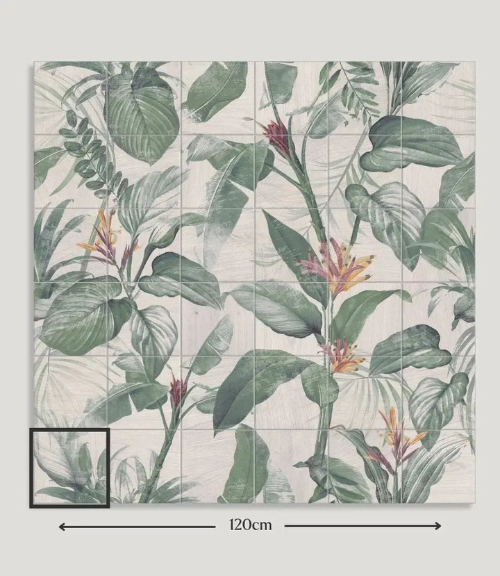 grain leaves mural 20cm x 20cm out