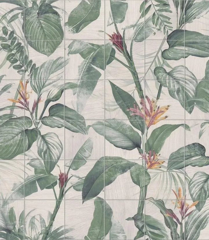 grain leaves mural 20cm x 20cm out