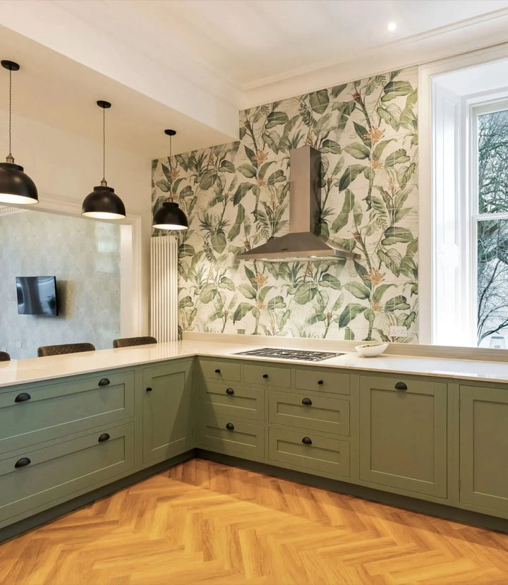 Grain Leaves Mural 20cm x 20cm