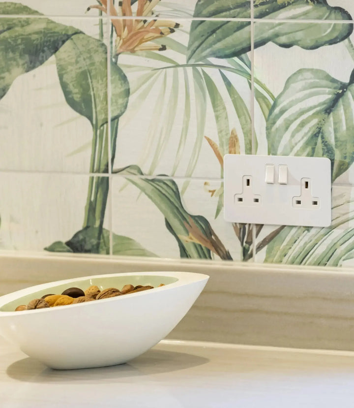 Grain Leaves Mural 20cm x 20cm