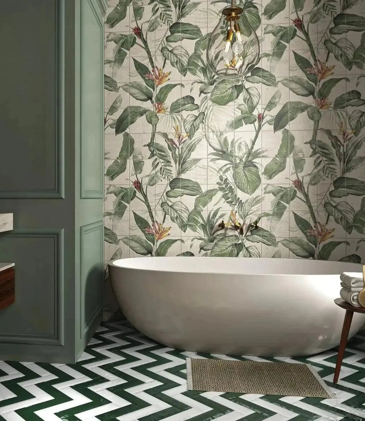 Grain Leaves Mural 20cm x 20cm