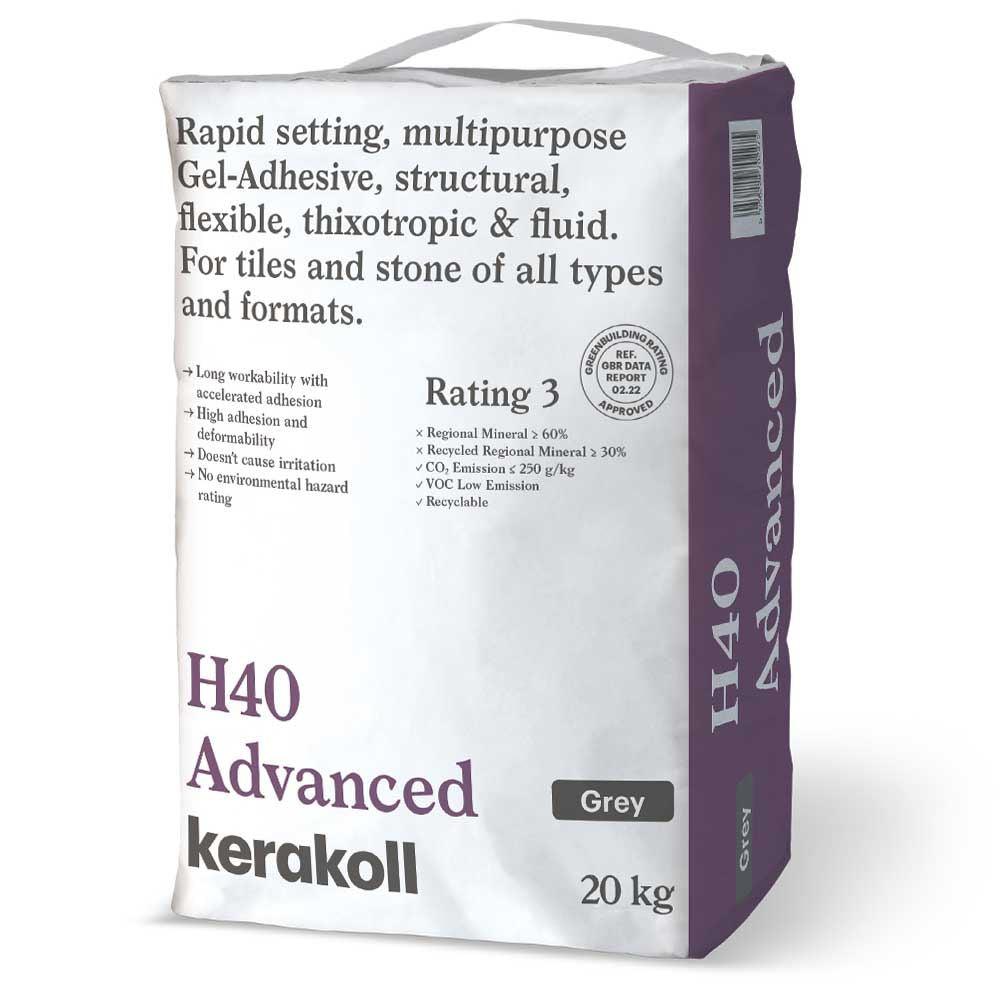 H40 Advanced Adhesive 20Kg - Grey