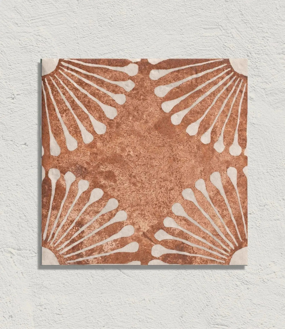 Curated Havana Nights Fan Cotto 20cm x 20cm - Out