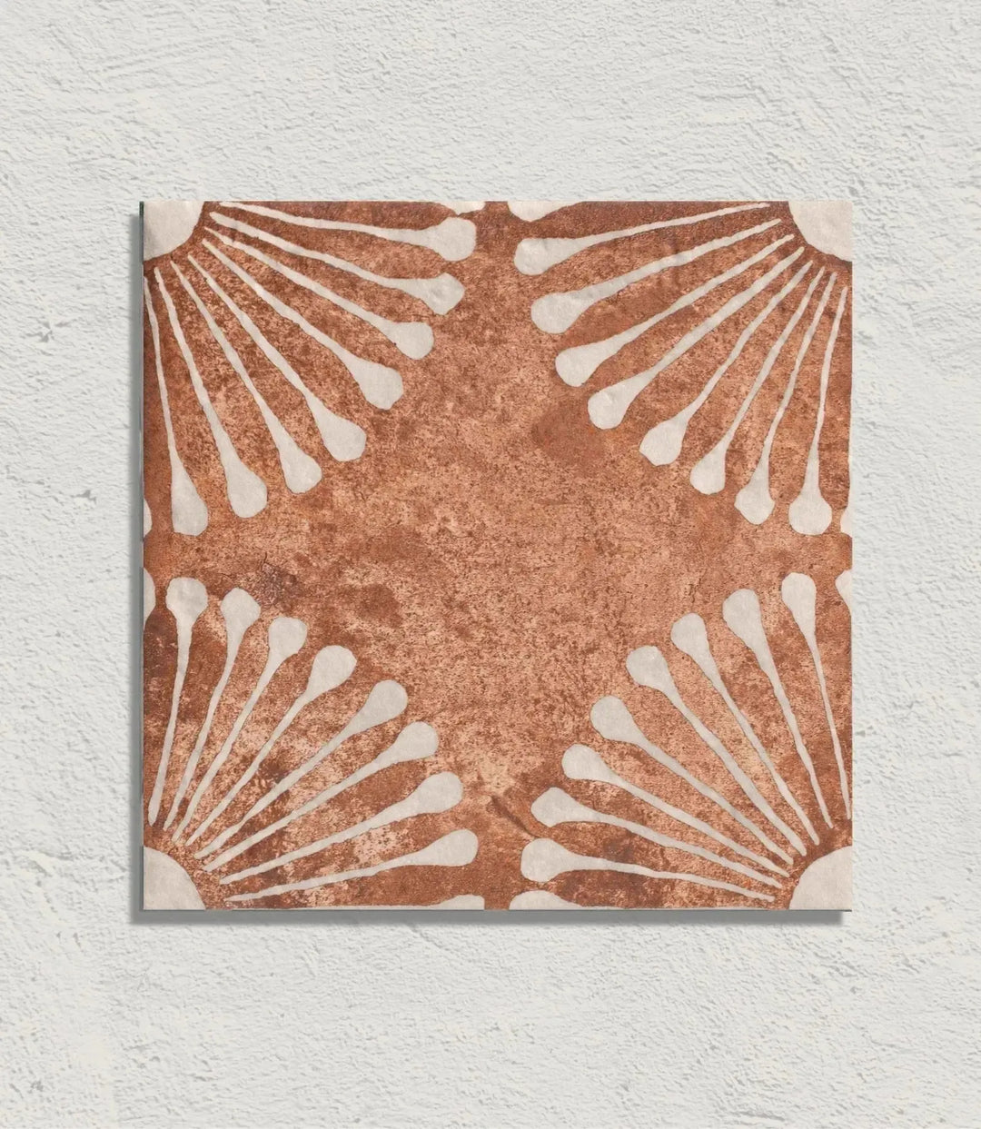 Curated Havana Nights Fan Cotto 20cm x 20cm - Out