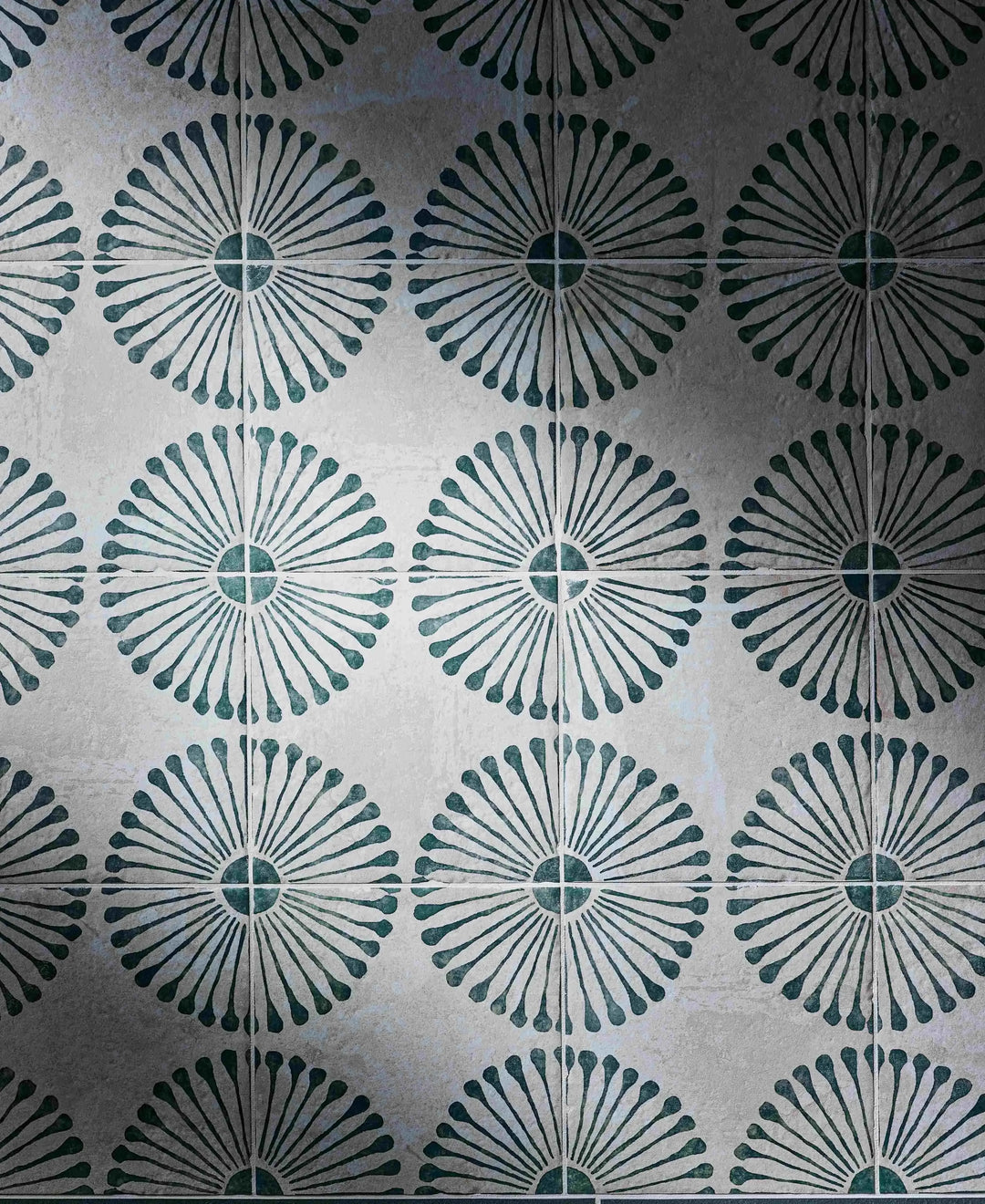 curated havana nights fan green 20cm x 20cm out