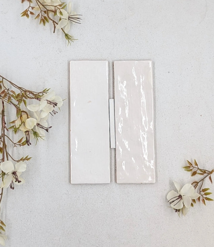haven gloss white 20cm x 6 5cm baked tiles