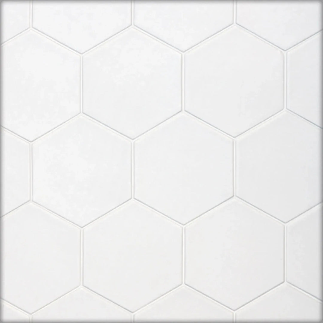 Hexagon Studio White 17.5cm x 20cm