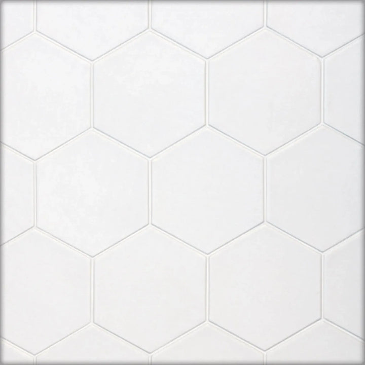 Hexagon Studio White 17.5cm x 20cm